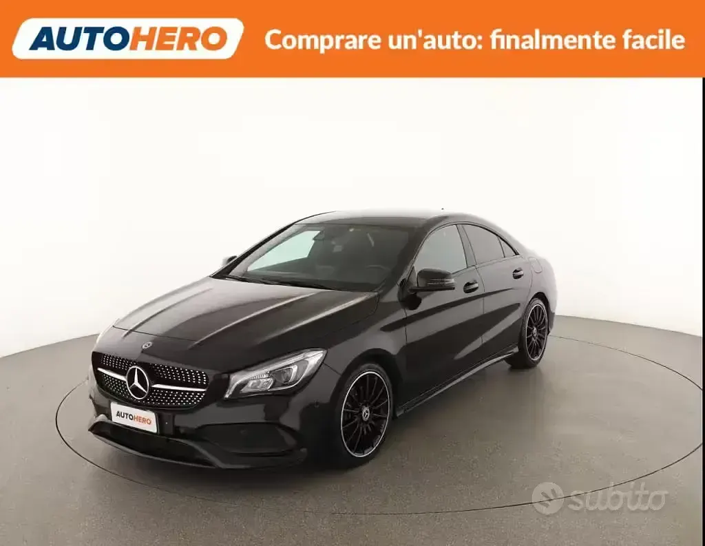 Usata Mercedes CLA220 177 CV (130 kW) 2018 Nero Coupé