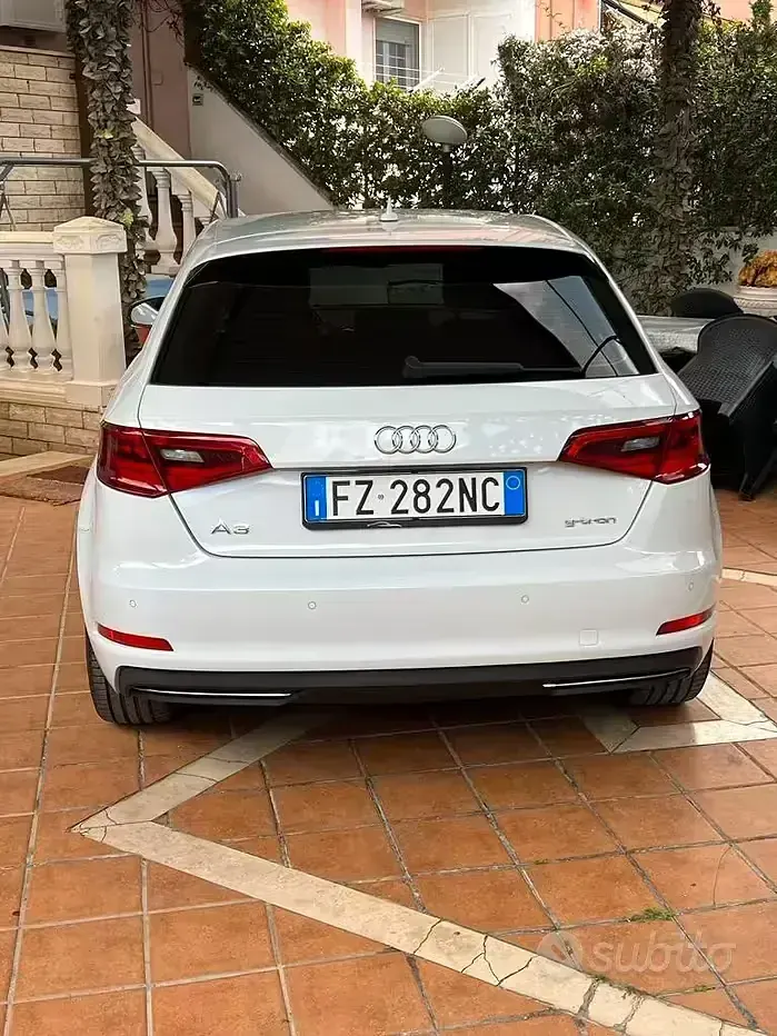 Usata Audi A3 110 CV (80 kW) 2015 Bianco Berlina