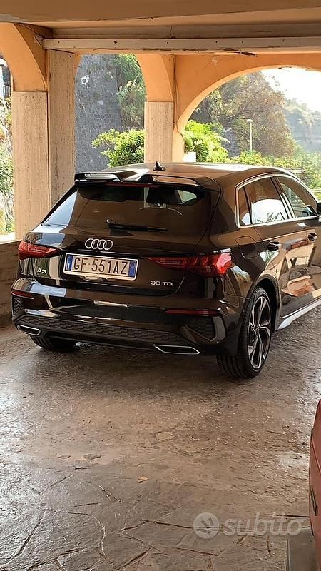 Usata Audi A3 S-Line 120 CV (88 kW) 2021 Nero Berlina