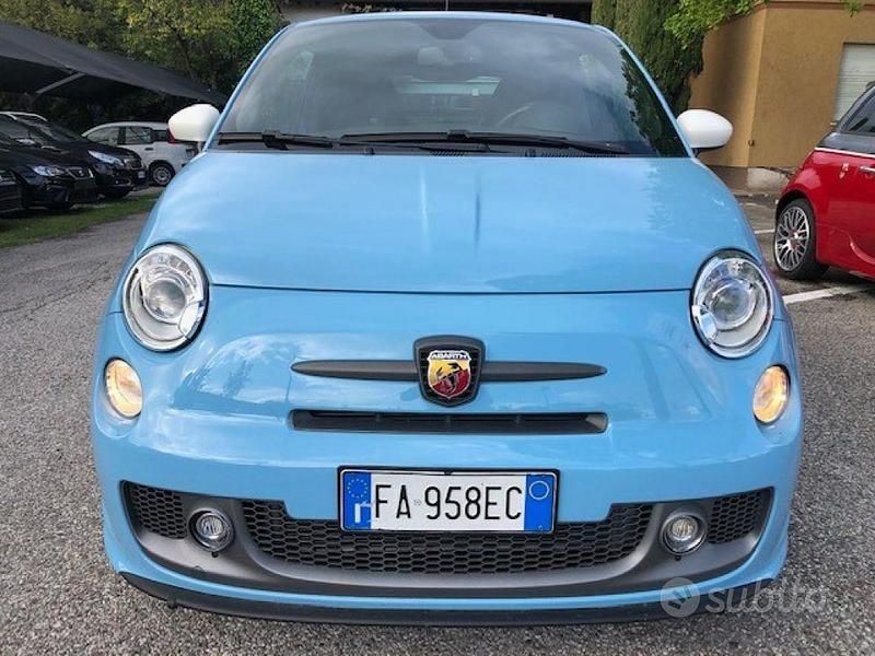 Usata Abarth 595 Competizione 160 CV (117 kW) 2015 Azzurro Utilitaria