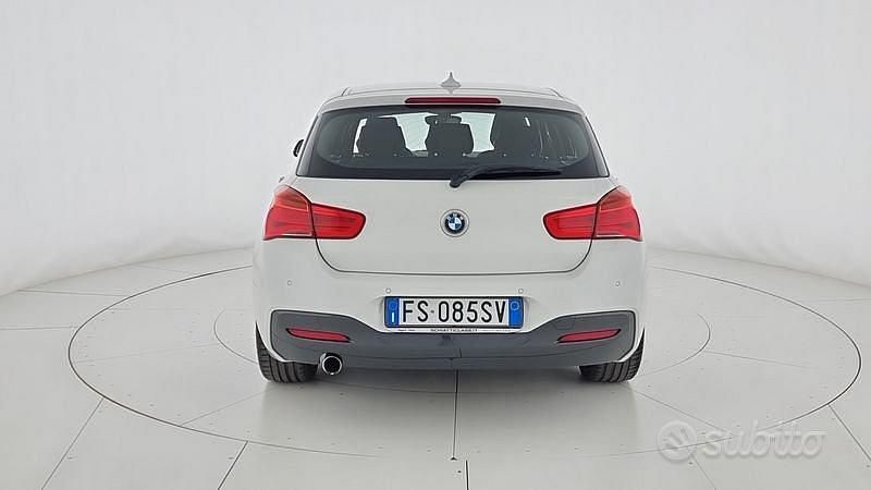 Usata BMW 116 M Sport 116 CV (85 kW) 2018 Bianco Utilitaria
