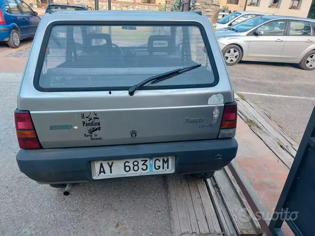 Usata Fiat Panda 39 CV (28 kW) 1998 Grigio Berlina