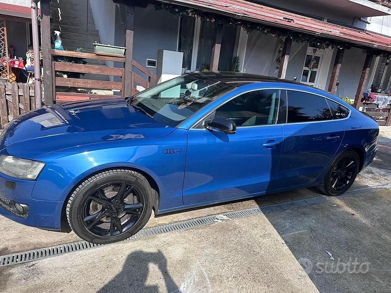Usata Audi A5 190 CV (139 kW) 2010 Blu Coupé