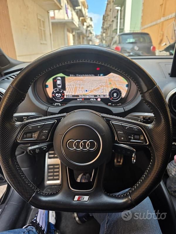 Usata Audi A3 184 CV (135 kW) 2017 Nero Berlina