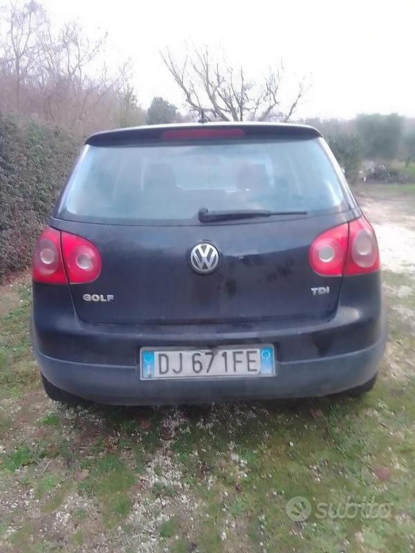 Usata VW Golf V 2007 Nero Berlina