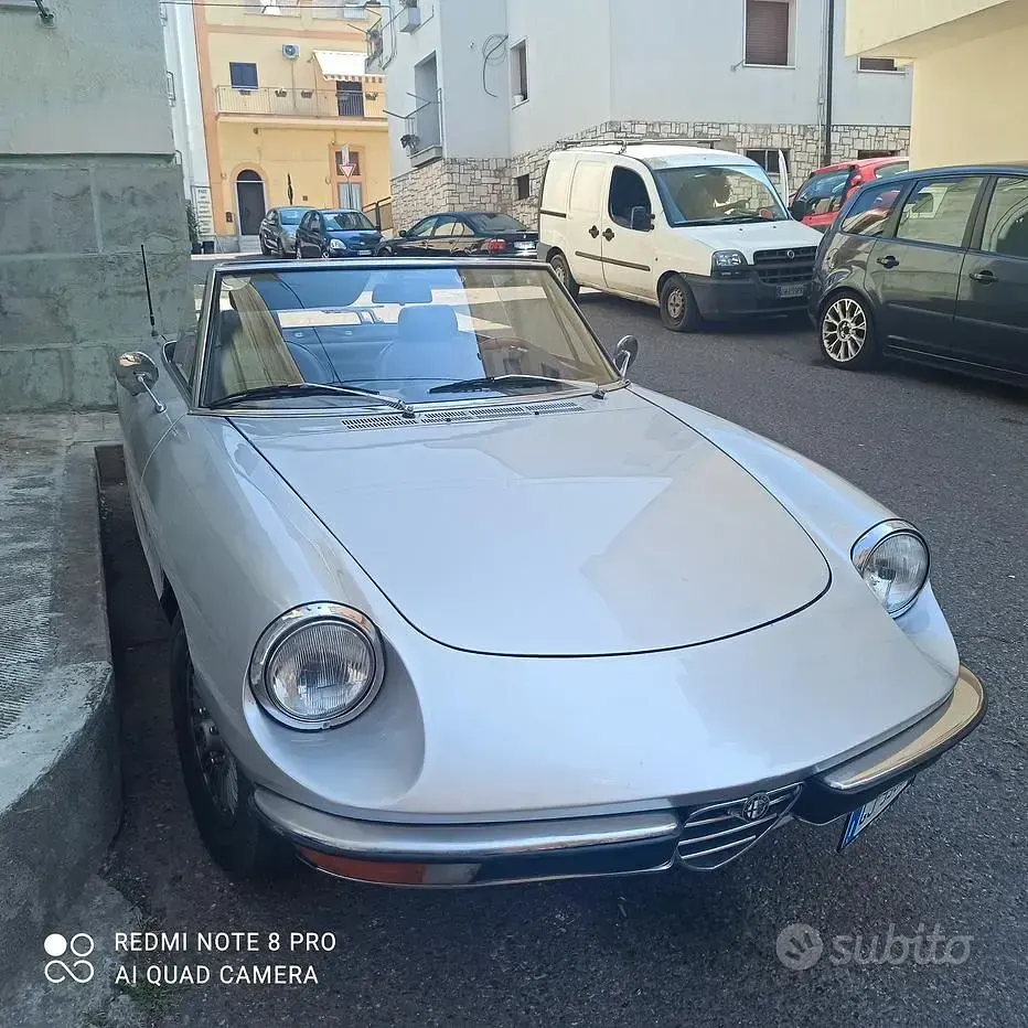 Usata Alfa Romeo Spider 1970 Grigio Cabrio