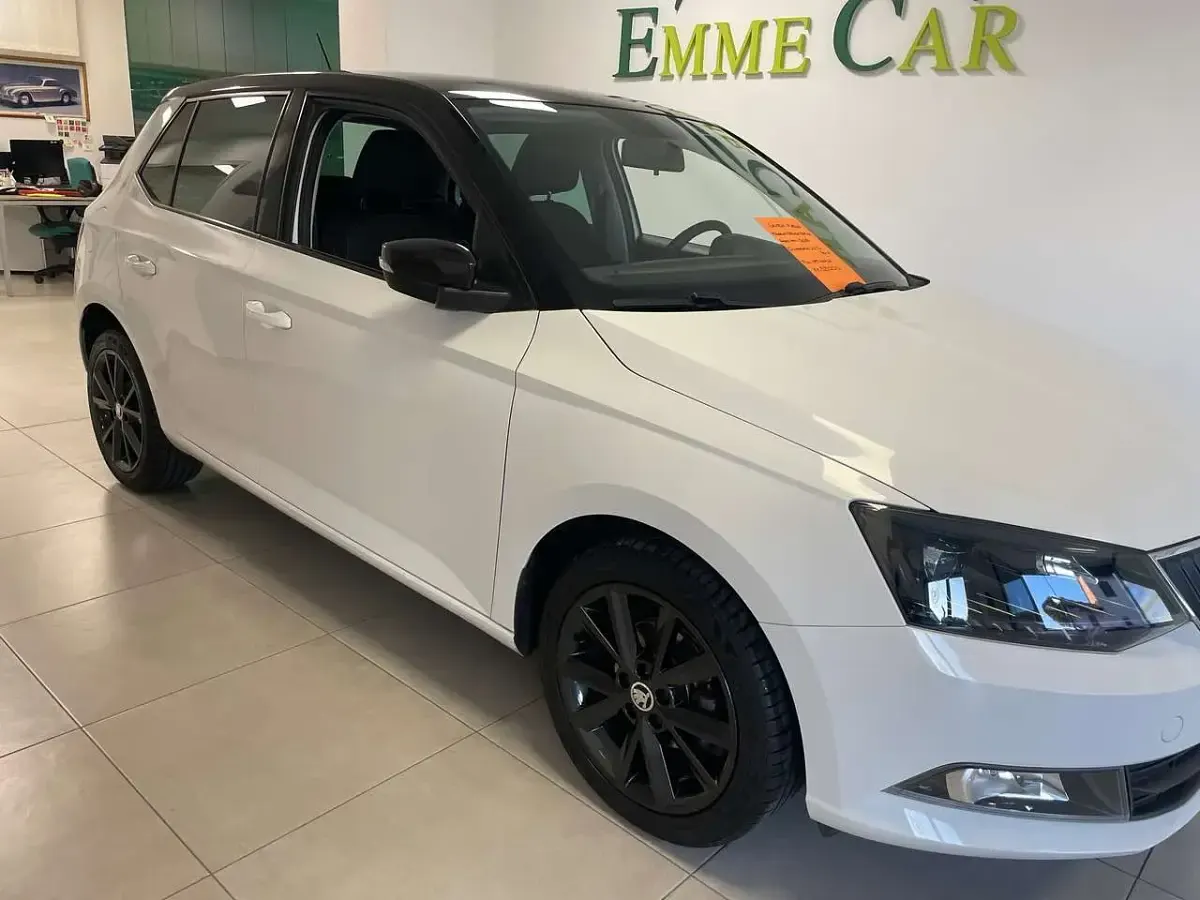 Usata Skoda Fabia Design Edition 90 CV (66 kW) 2017 Bianco Berlina