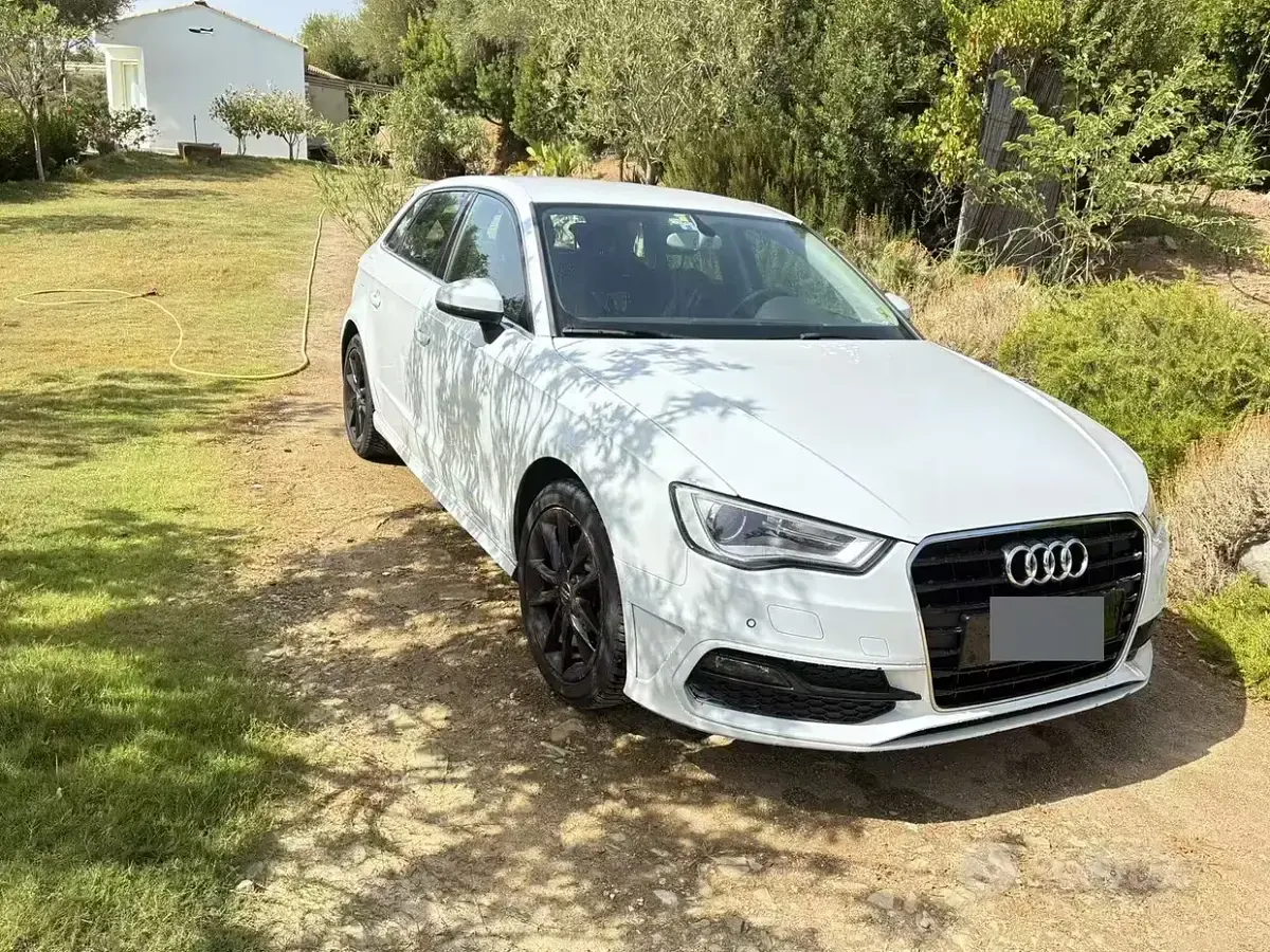 Usata Audi A3 110 CV (80 kW) 2014 Bianco Berlina
