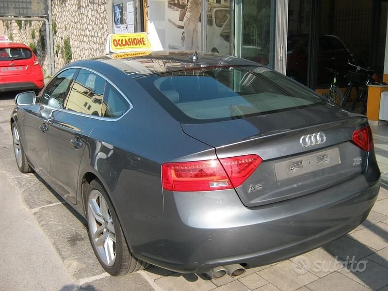 Usata Audi A5 Sportback S-Line 177 CV (130 kW) 2014 Grigio Utilitaria