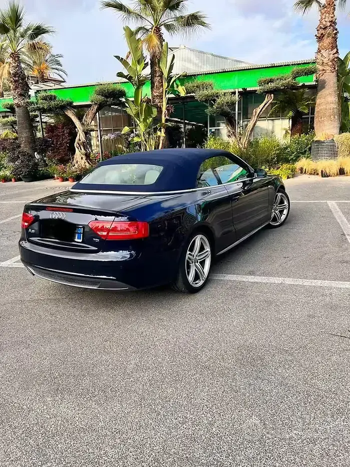 Usata Audi A5 Cabriolet 170 CV (125 kW) 2011 Blu Cabrio