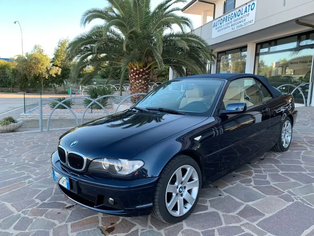 Usata BMW 320 142 CV (104 kW) 2003 Blu Cabrio