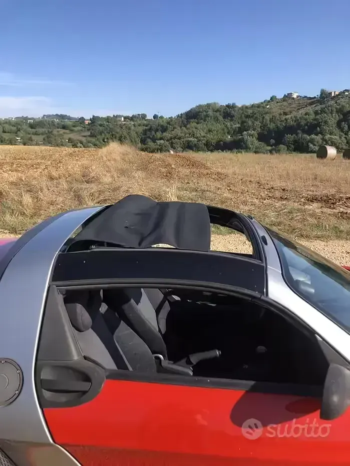 Usata Smart Roadster 82 CV (60 kW) 2003 Rosso Cabrio