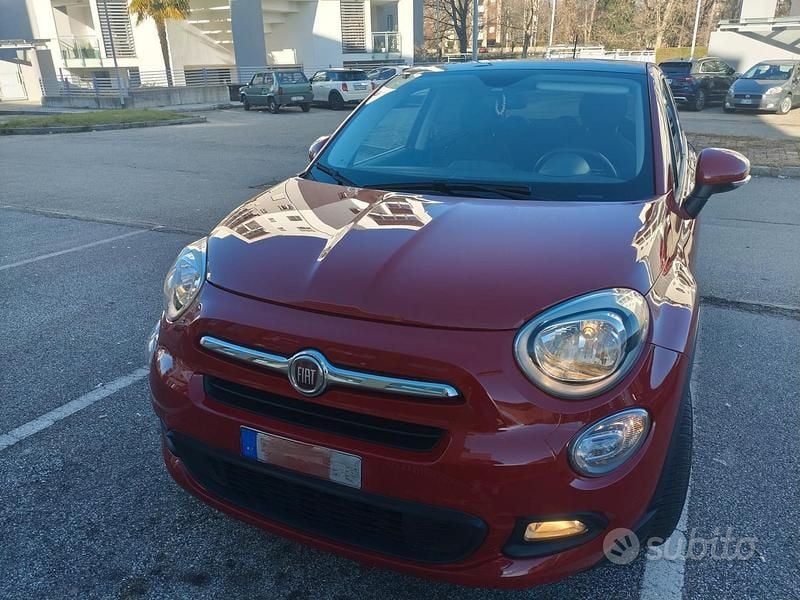 Usata Fiat 500X 110 CV (80 kW) 2018 Rosso SUV