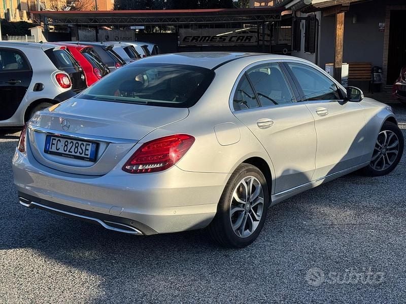 Usata Mercedes C220 170 CV (125 kW) 2016 Grigio Berlina