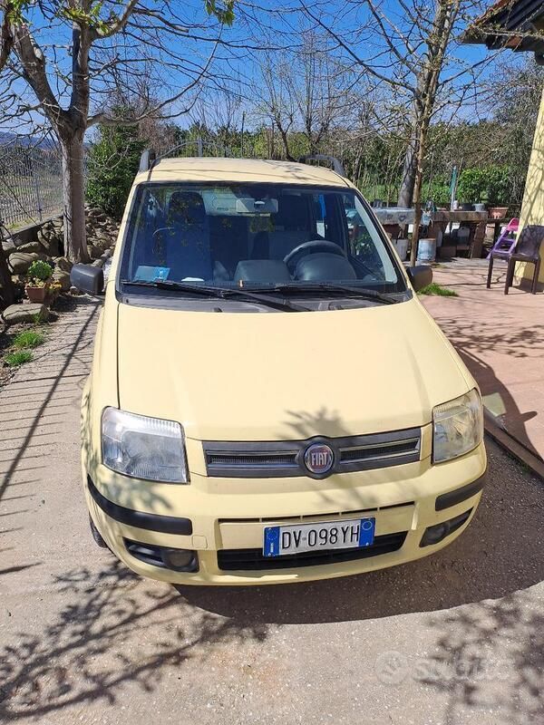 Usata Fiat Panda Dynamic 60 CV (44 kW) 2009 Giallo Utilitaria