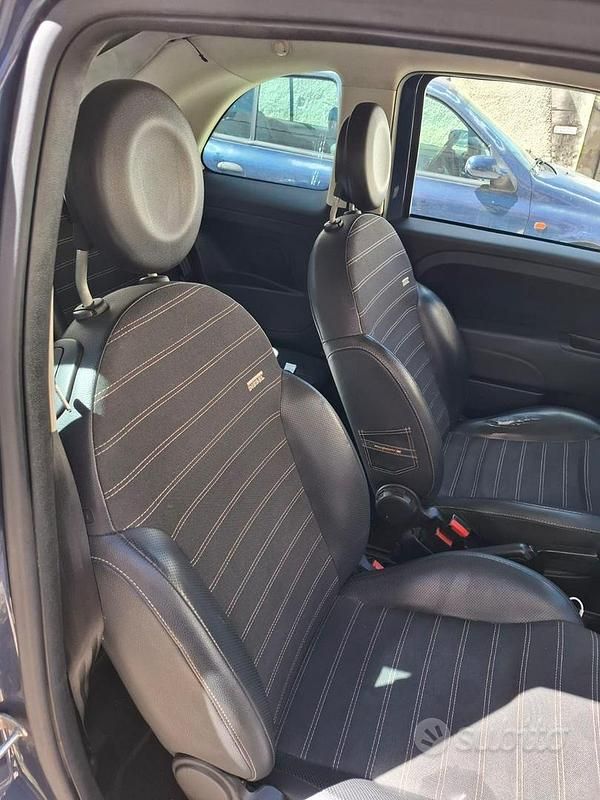 Usata Fiat 500C 95 CV (69 kW) 2011 Blu Cabrio