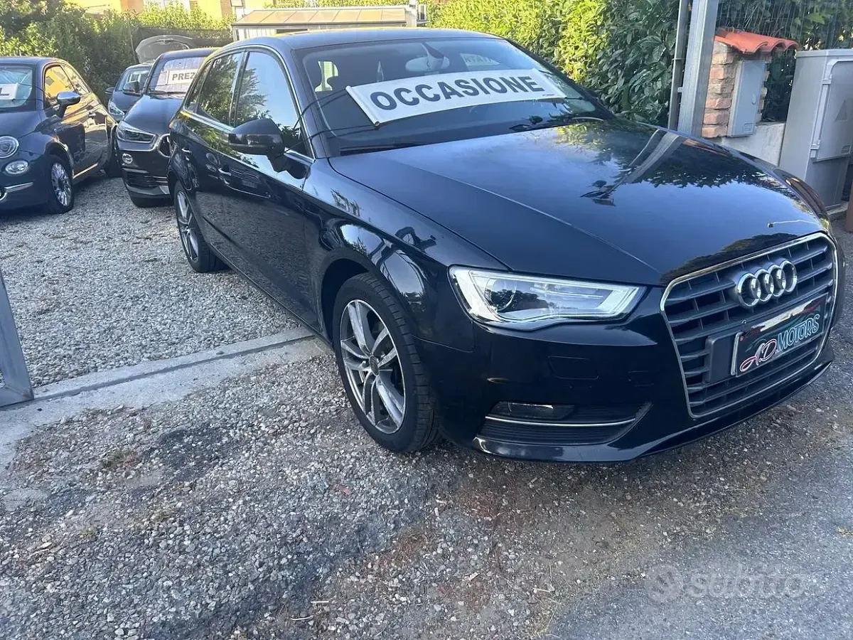 Usata Audi A3 Business 105 CV (77 kW) 2014 Nero Berlina