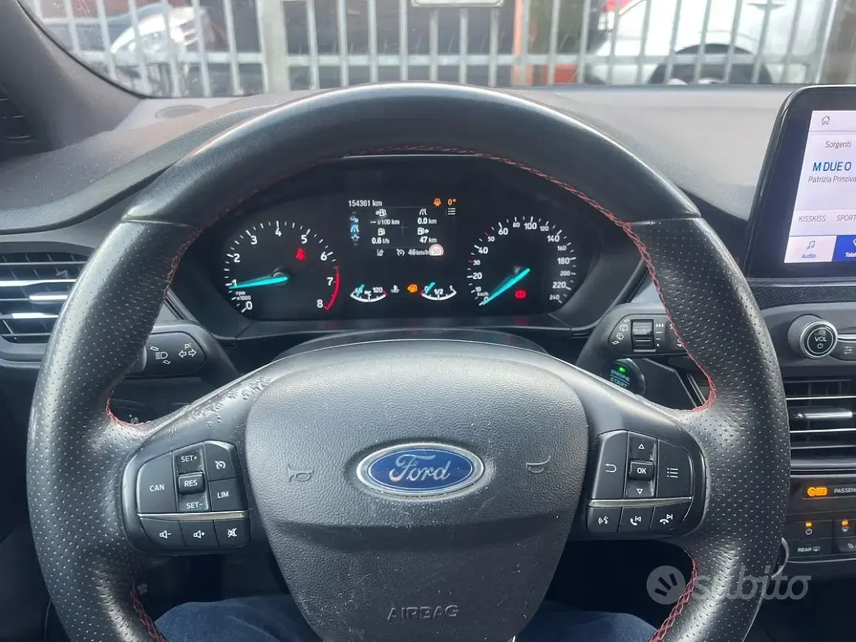 Usata Ford Focus ST-Line 125 CV (91 kW) 2019 Nero Berlina