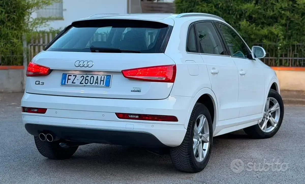 Usata Audi Q3 Design 150 CV (110 kW) 2017 Bianco SUV