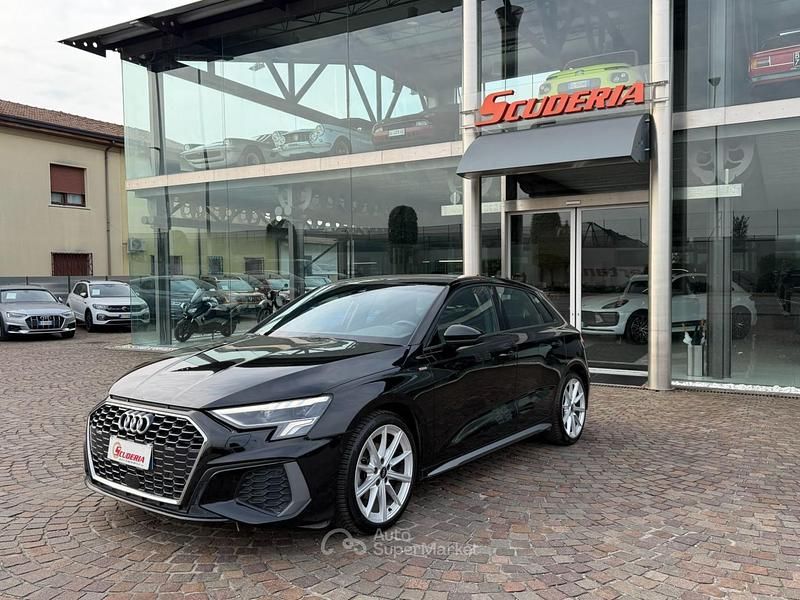Usata Audi A3 S-Line 150 CV (110 kW) 2023 Nero Berlina
