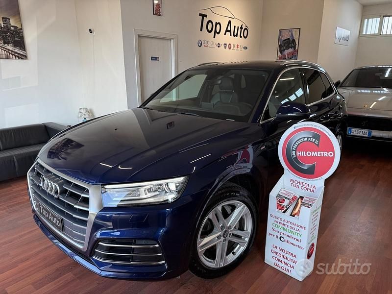 Usata Audi Q5 S-Line 190 CV (139 kW) 2019 Blu SUV