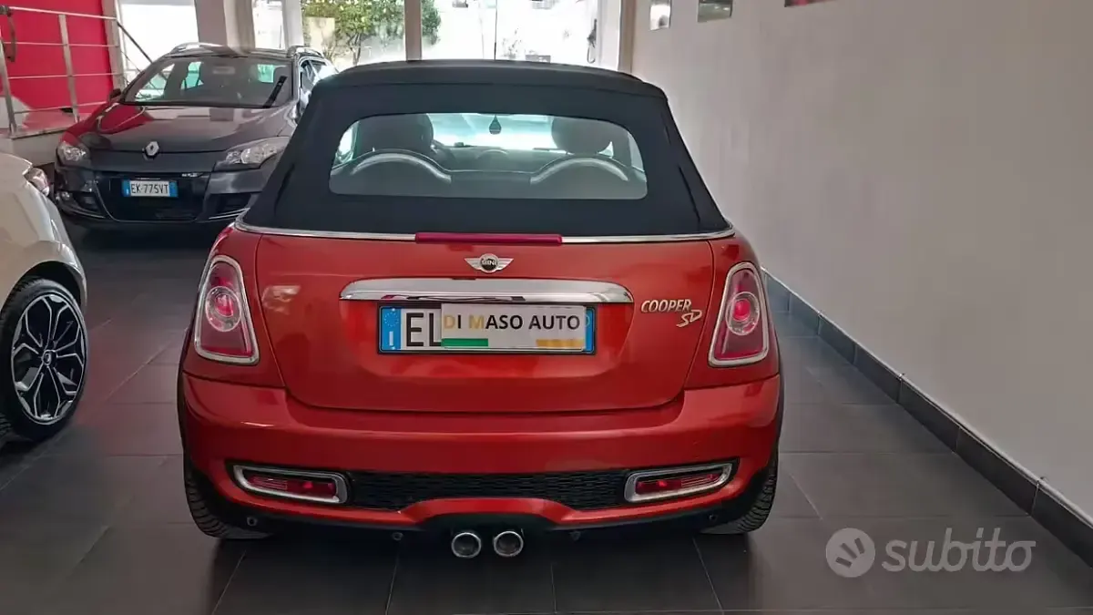 Usata Mini Cooper SD Cabriolet 143 CV (105 kW) 2012 Arancione Cabrio