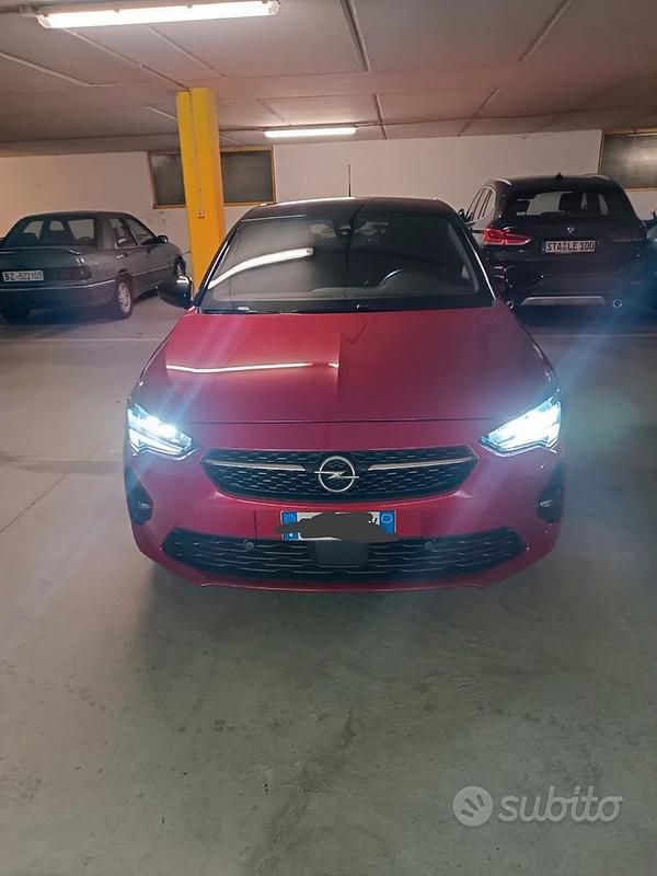 Usata Opel Corsa GS Line 101 CV (74 kW) 2020 Rosso Berlina