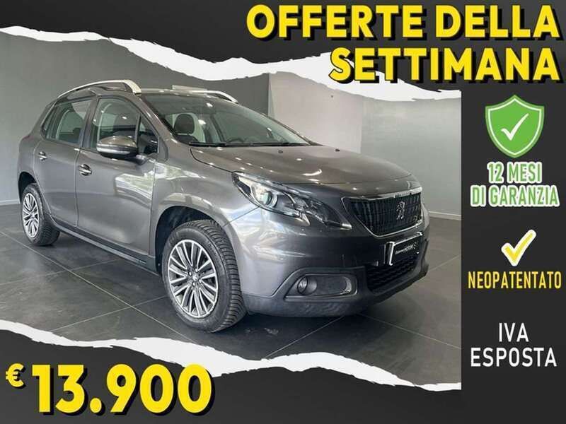 Grigio Usata 2019 Peugeot 2008 Active SUV | 13.900 € (Buon prezzo) - Immagine 1/4