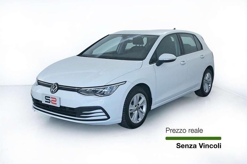 Usata VW Golf VIII Life 110 CV (80 kW) 2021 Bianco Utilitaria