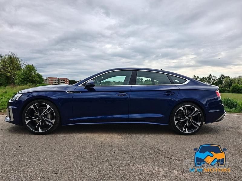 Usata Audi A5 Sportback S-Line 245 CV (180 kW) 2020 Blu Utilitaria