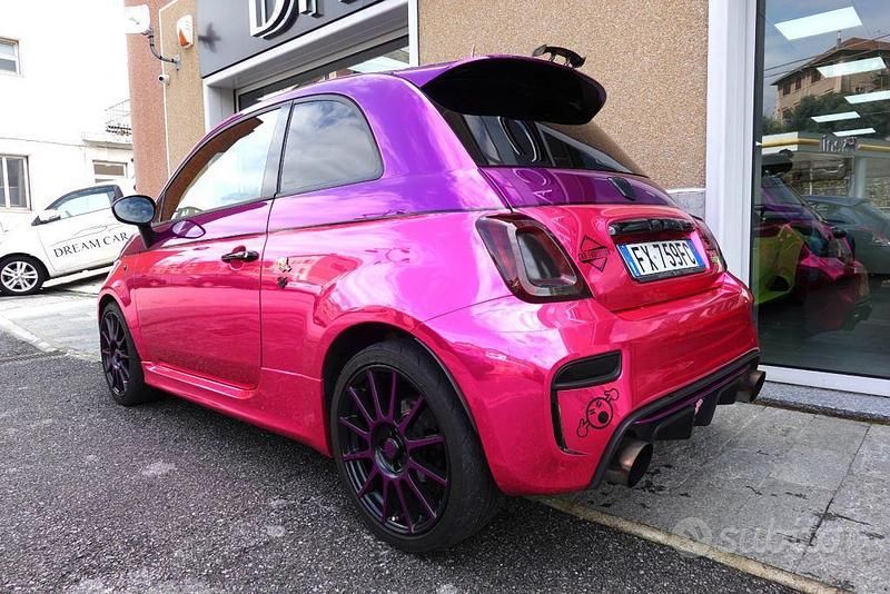 Usata Abarth 595 Competizione 180 CV (132 kW) 2019 Rosa metallizzato Utilitaria
