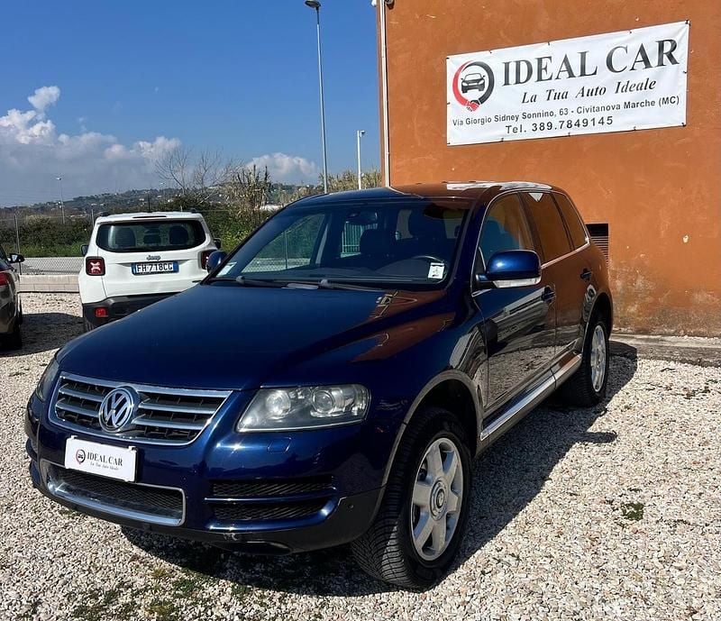 Usata VW Touareg 313 CV (230 kW) 2005 Blu SUV