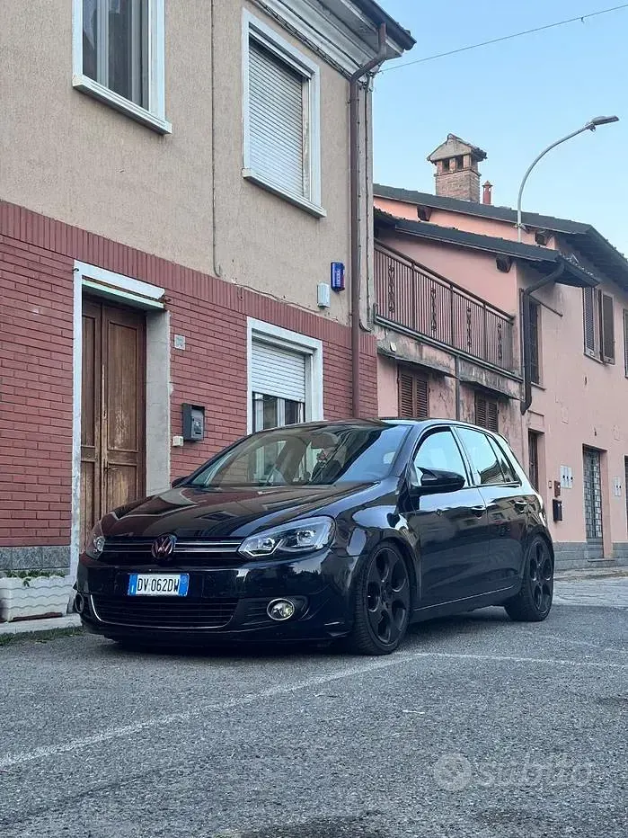 Usata VW Golf VI 160 CV (117 kW) 2009 Nero Utilitaria