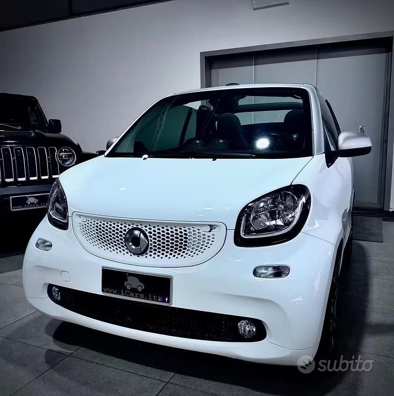 Brugt Smart ForTwo Cabrio Passion 71 HK (52 kW) 2019 Hvid Cabriolet