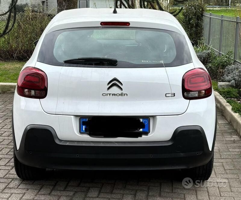 Usata Citroën C3 82 CV (60 kW) 2018 Bianco Utilitaria