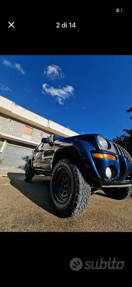 Usata Jeep Cherokee 163 CV (119 kW) 2004 Blu SUV