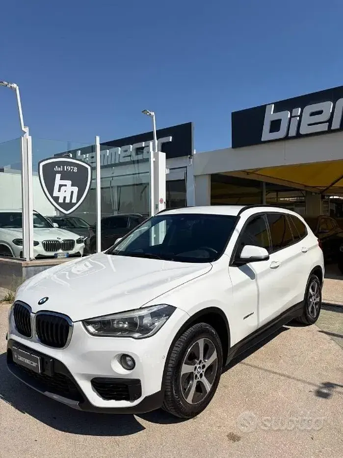Usata BMW X1 Sport Line 150 CV (110 kW) 2017 Bianco SUV
