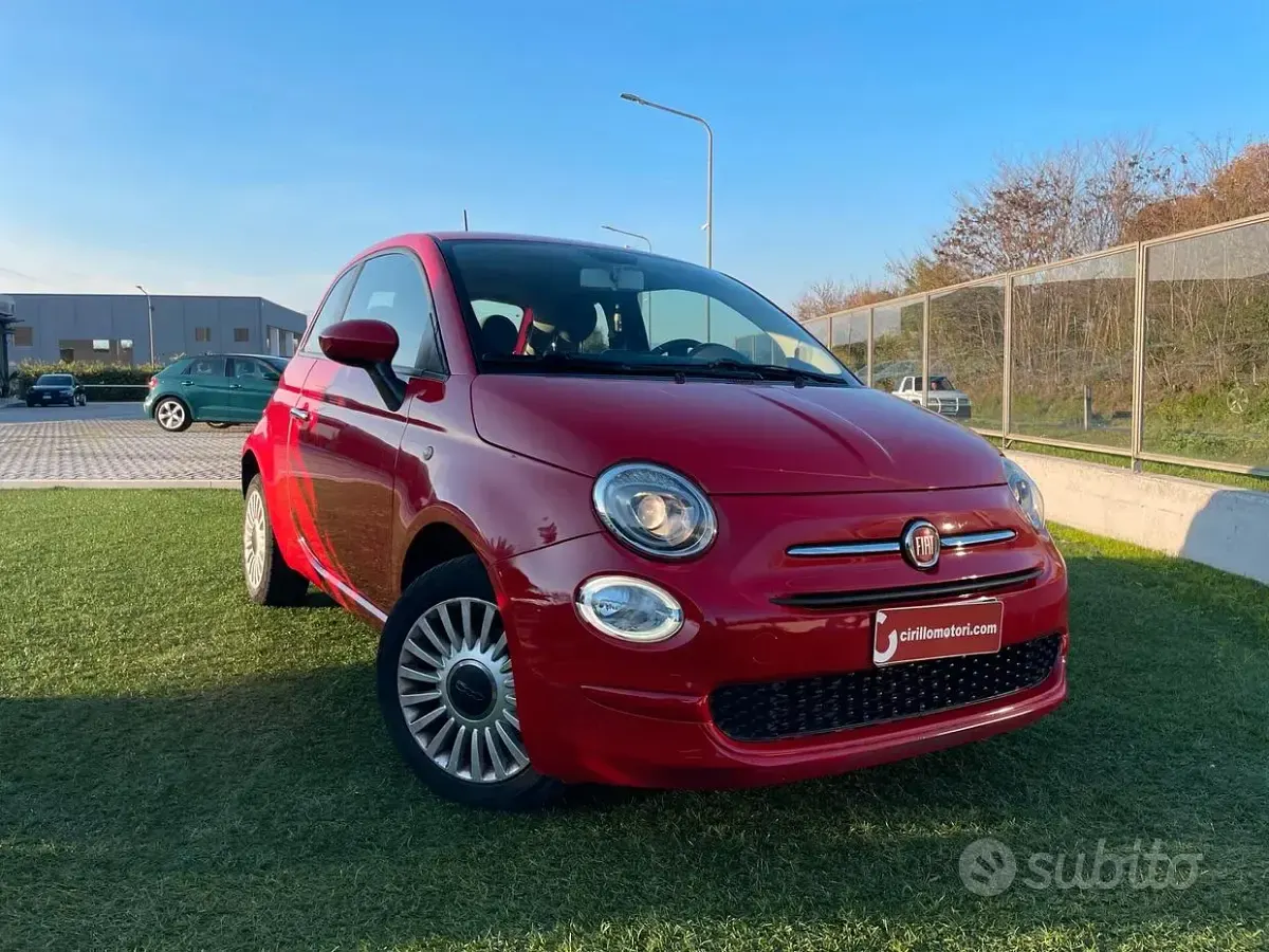 Usata Fiat 500 Lounge 69 CV (50 kW) 2017 Rosso Utilitaria
