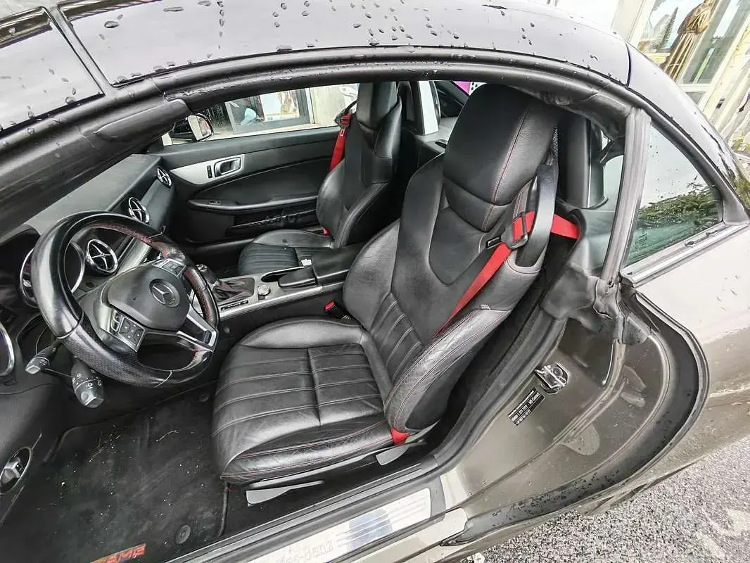 Usata Mercedes SLK250 Premium 204 CV (150 kW) 2013 Nero Cabrio