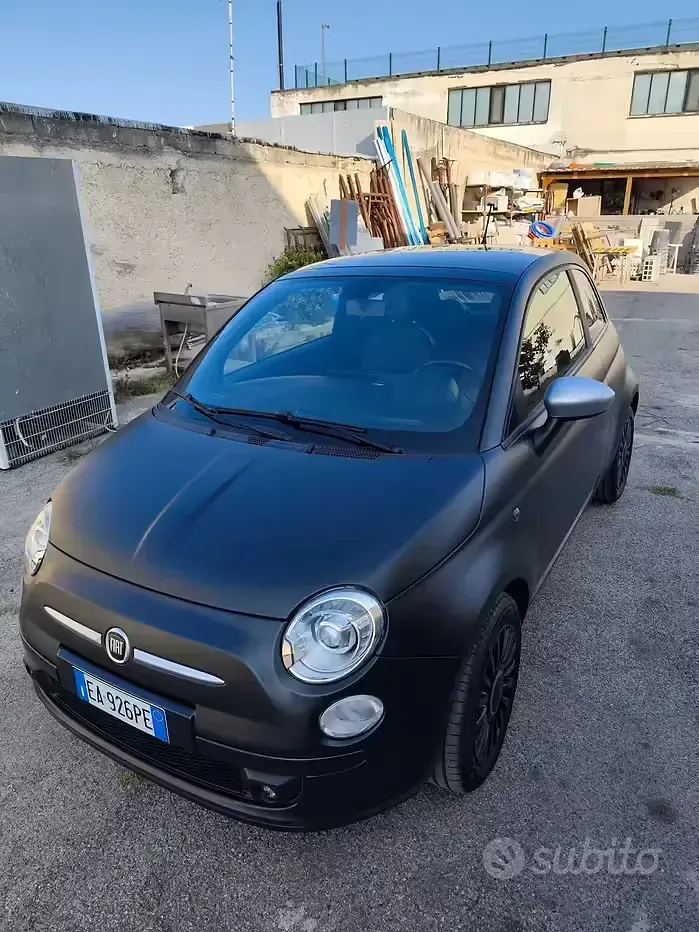 Usado Fiat 500 75 CV (55 kW) 2010 Negro Berlina