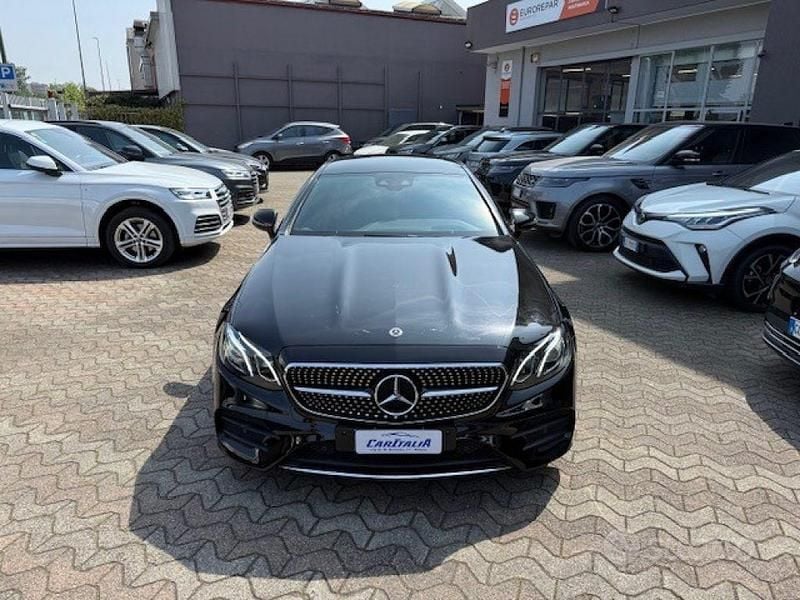 Usata Mercedes E220 Premium Plus 194 CV (142 kW) 2018 Nero Coupé