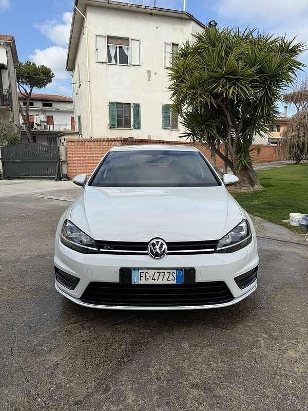 Usata VW Golf VII R-line 110 CV (80 kW) 2017 Bianco Berlina