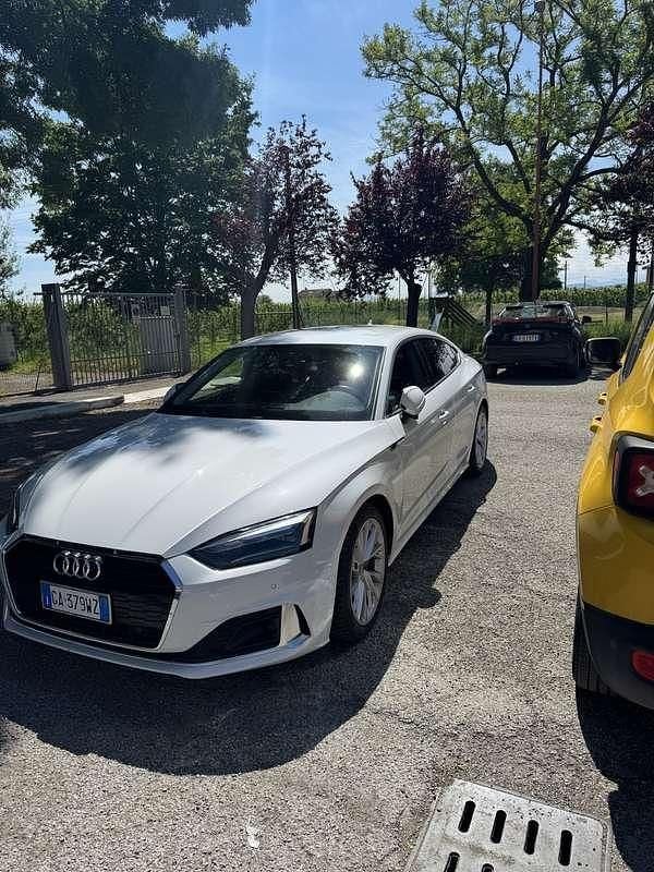 Usata Audi A5 Sportback Advanced 190 CV (139 kW) 2020 Bianco Utilitaria