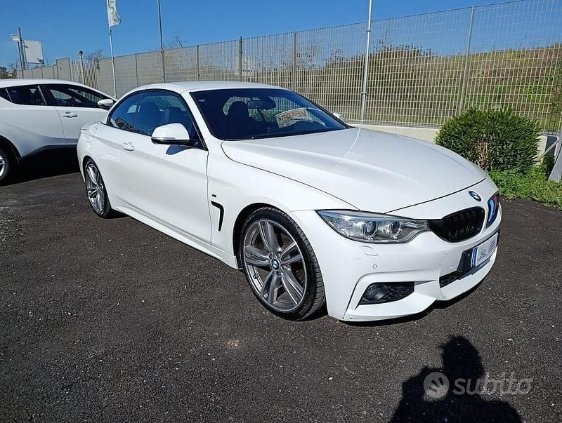 Usata BMW 420 M Sport 184 CV (135 kW) 2015 Bianco Cabrio