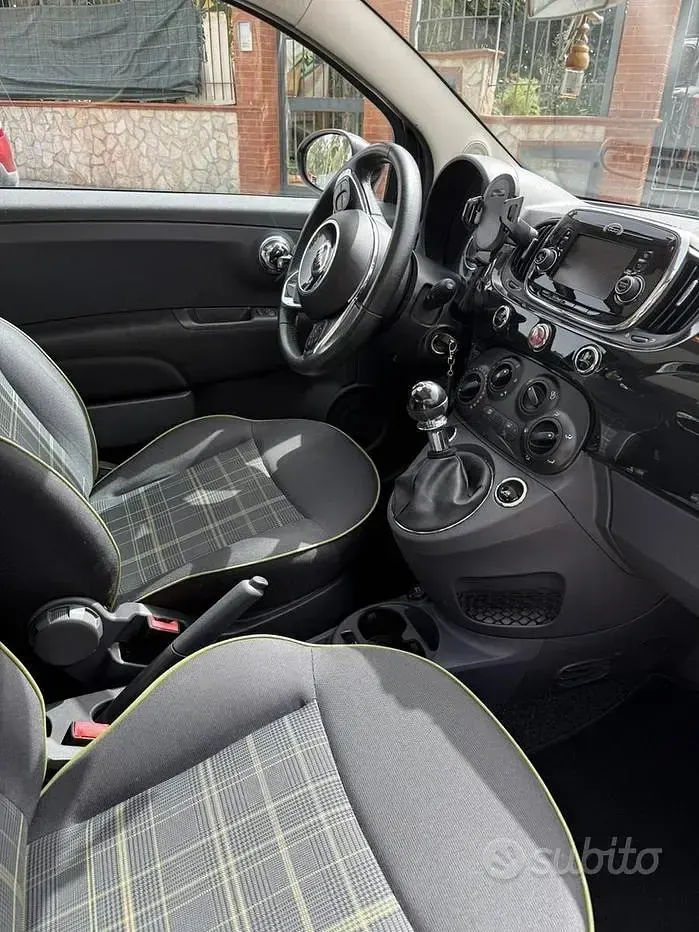 Usata Fiat 500 69 CV (50 kW) 2017 Nero Utilitaria