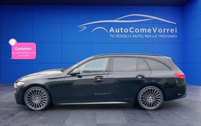 Usata Mercedes C220 AMG Line Premium Plus 200 CV (147 kW) 2024 Nero Station wagon