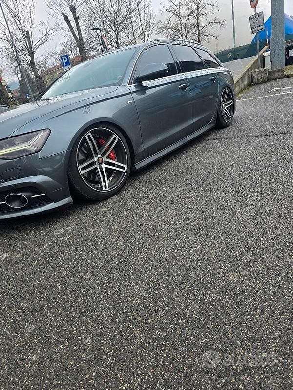 Usata Audi A6 S-Line 218 CV (160 kW) 2015 Grigio Station wagon