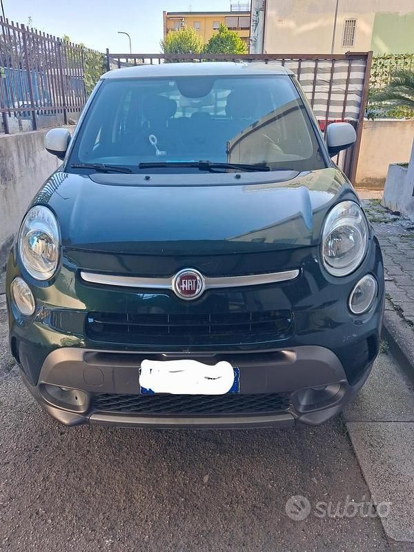 Usata Fiat 500L Trekking 85 CV (62 kW) 2014 Verde Monovolume