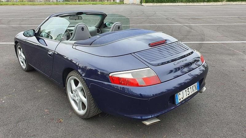 Usata Porsche 996 204 CV (150 kW) 2003 Blu/azzurro Cabrio