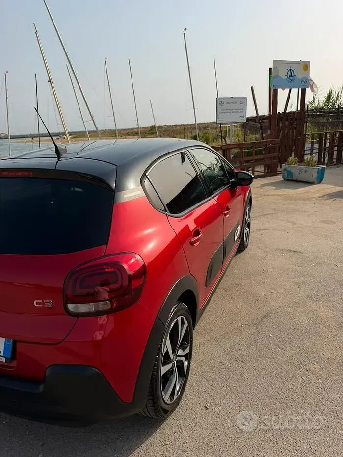 Usata Citroën C3 102 CV (75 kW) 2021 Rosso Utilitaria